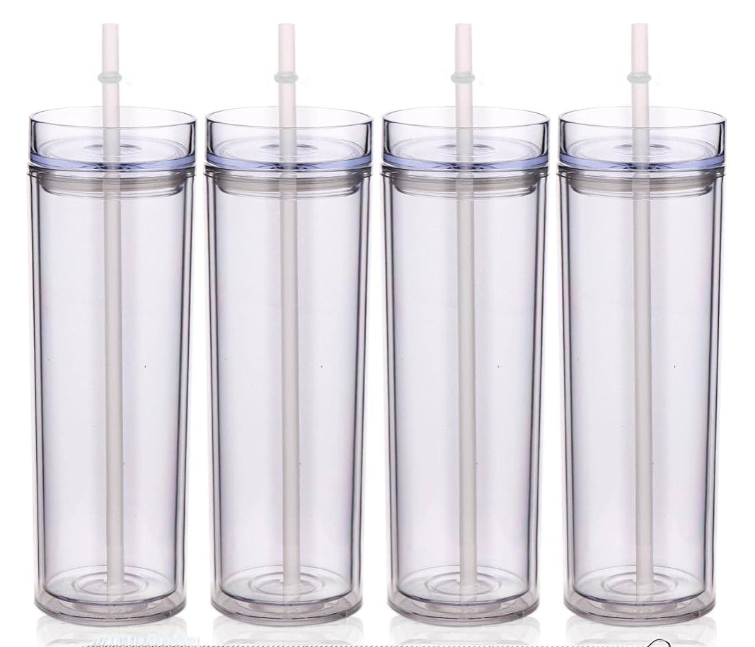 Skinny tumbler snowglobe