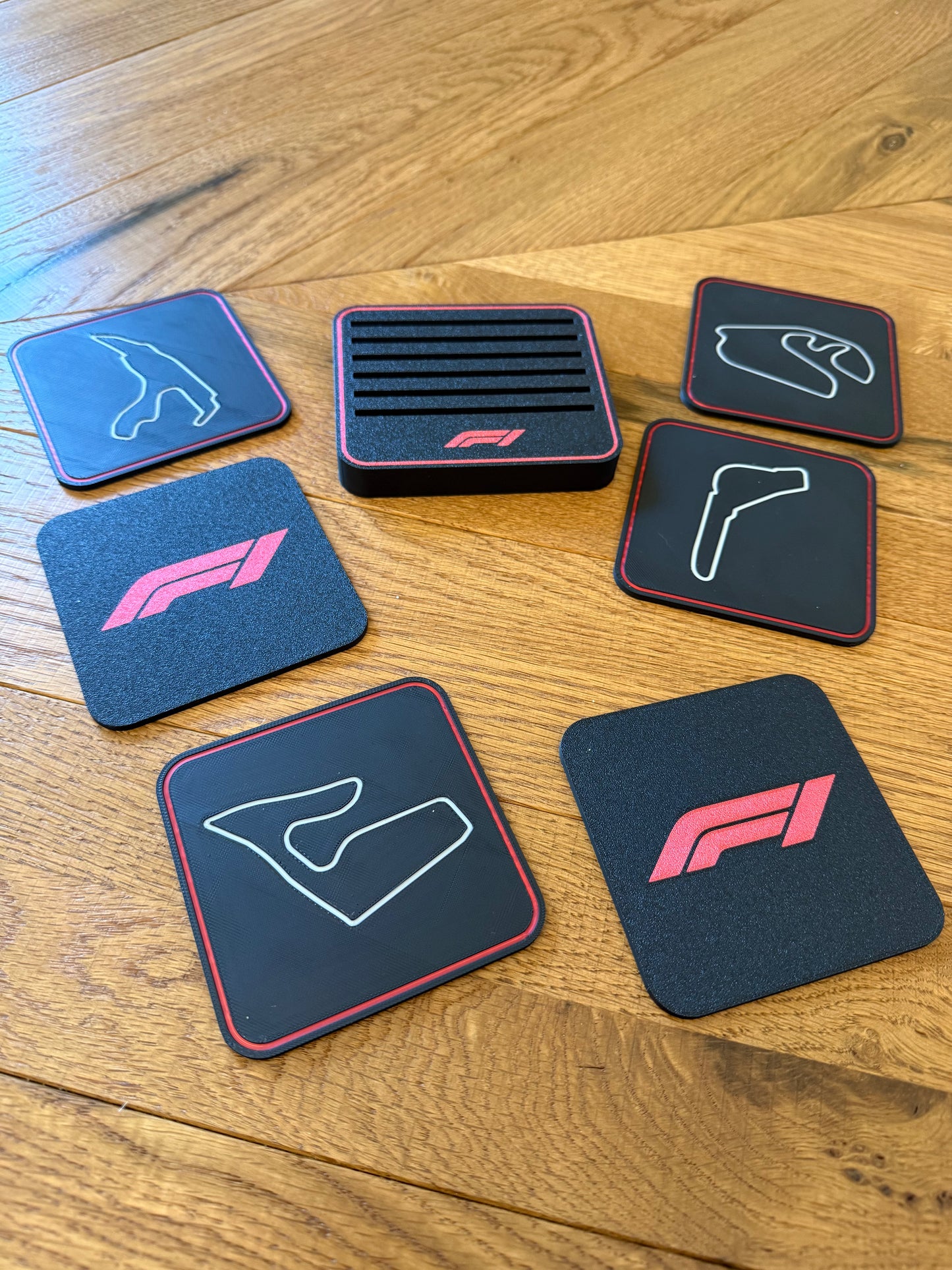 F1 coasters set of 6
