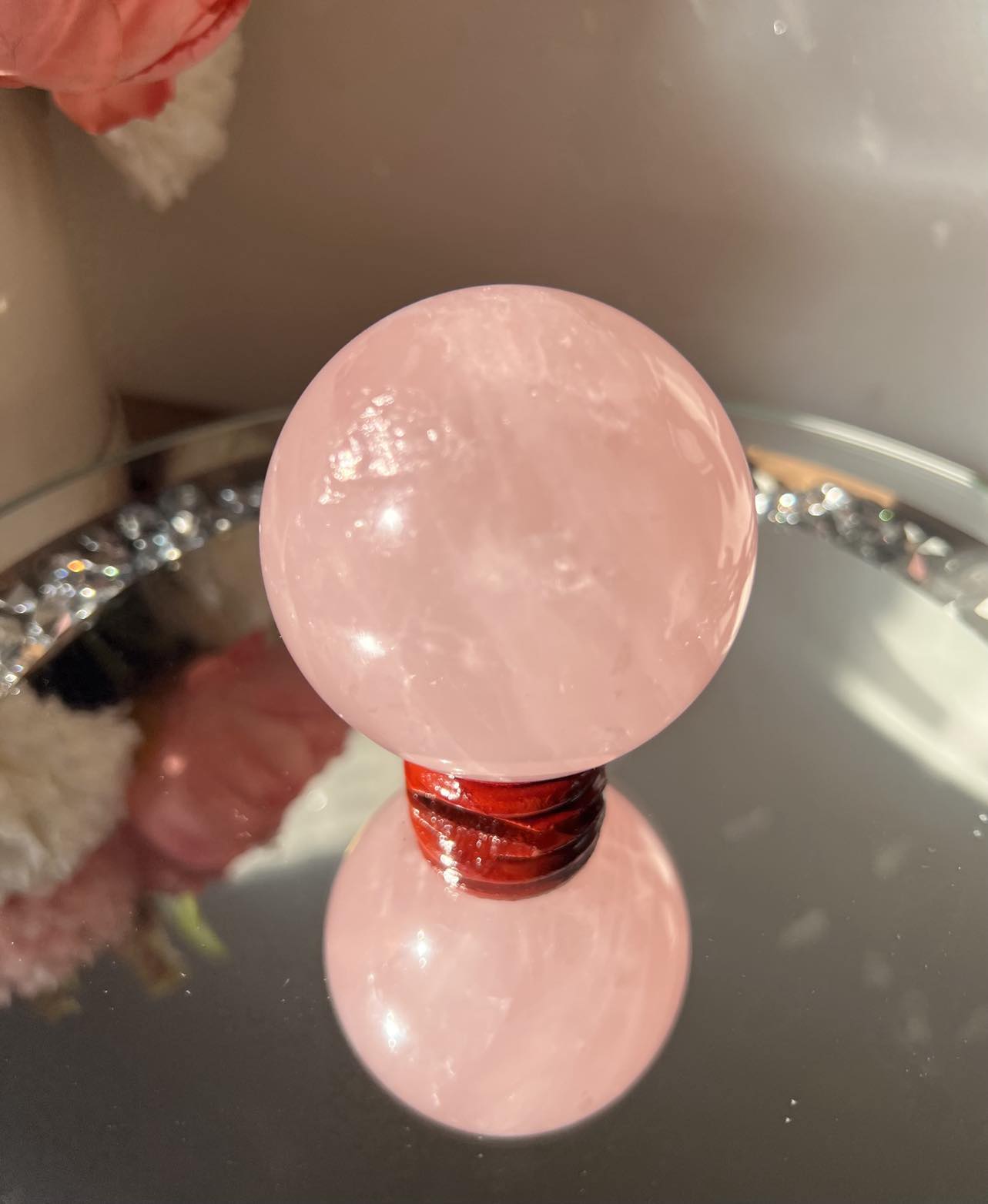 Rose Quartz Sphere