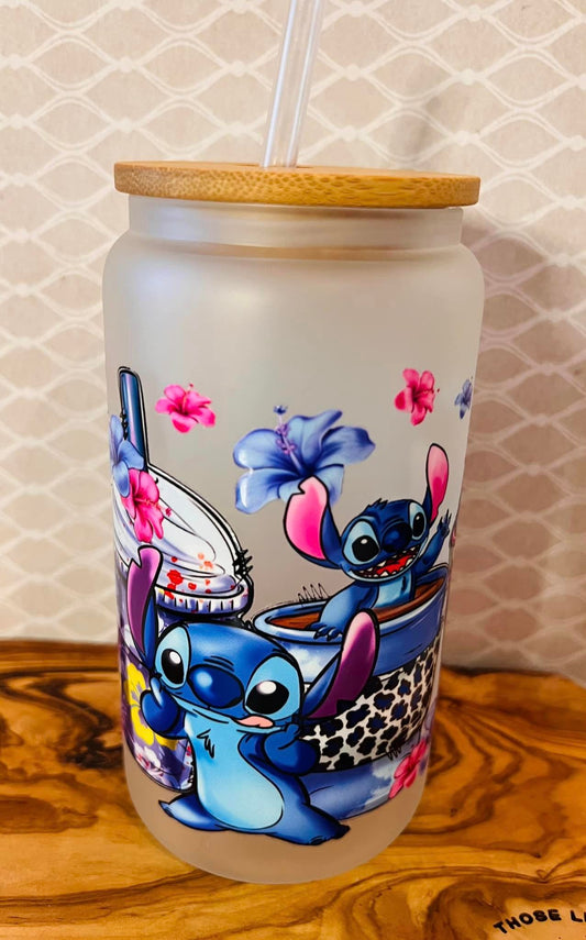 Character Glass Can