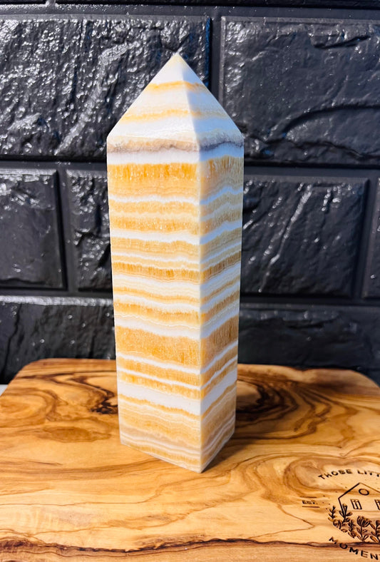 Banded Calcite Tower