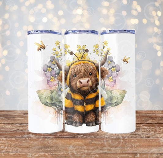 Highland bee 20oz tumbler