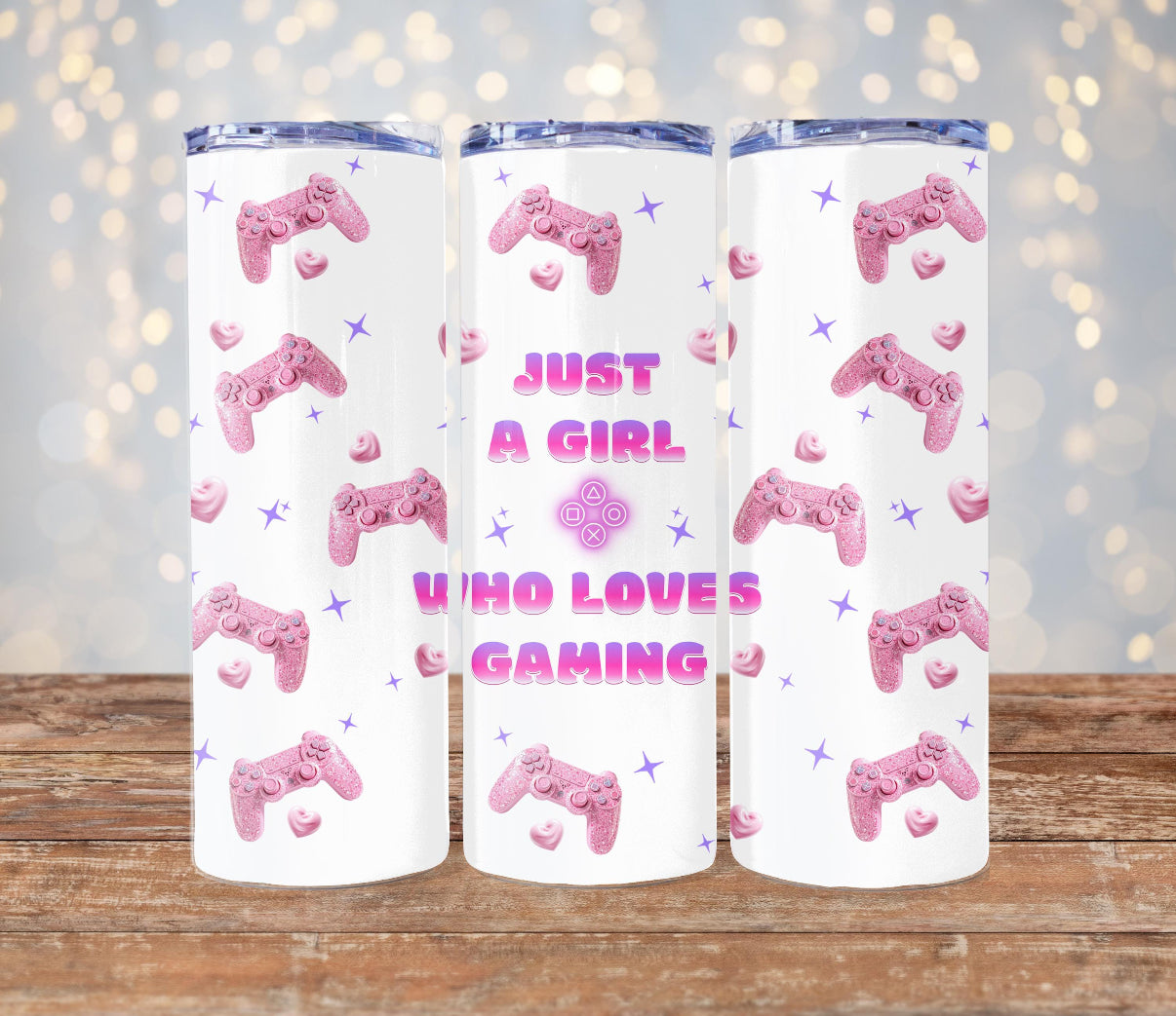 Gamer girl 20oz tumbler