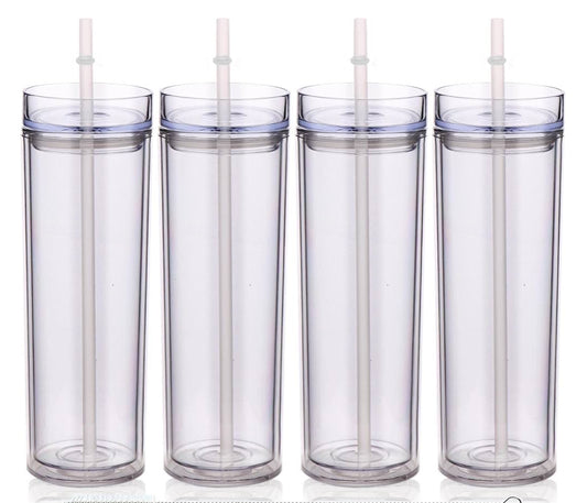 Skinny tumbler snowglobe