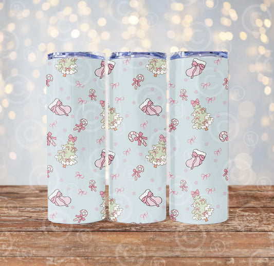 Pretty Christmas 20oz tumbler