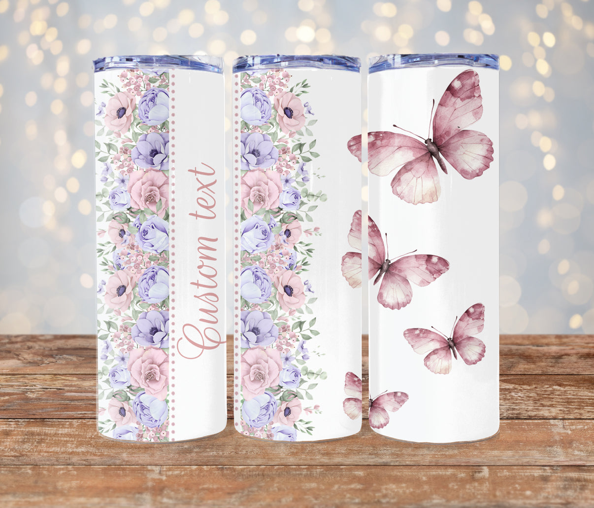 Personalised name butterflies