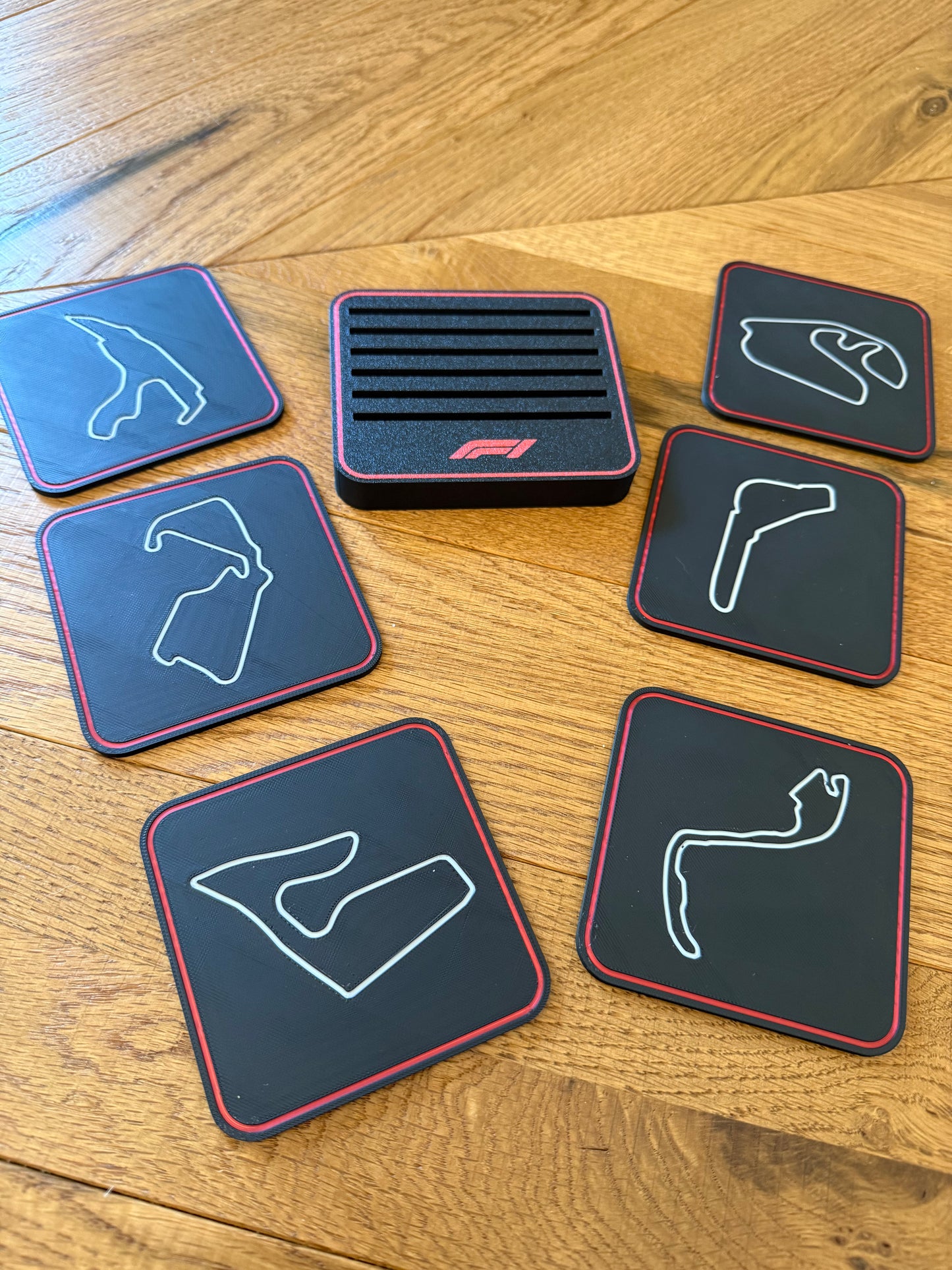 F1 coasters set of 6