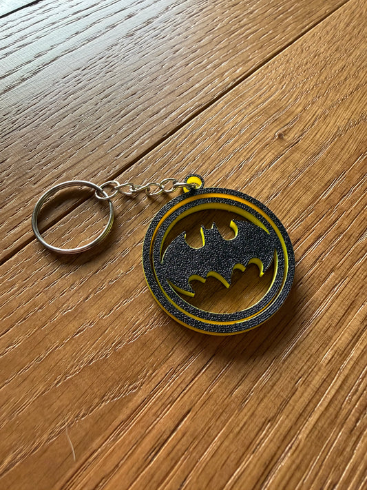 Bat spinning key chain