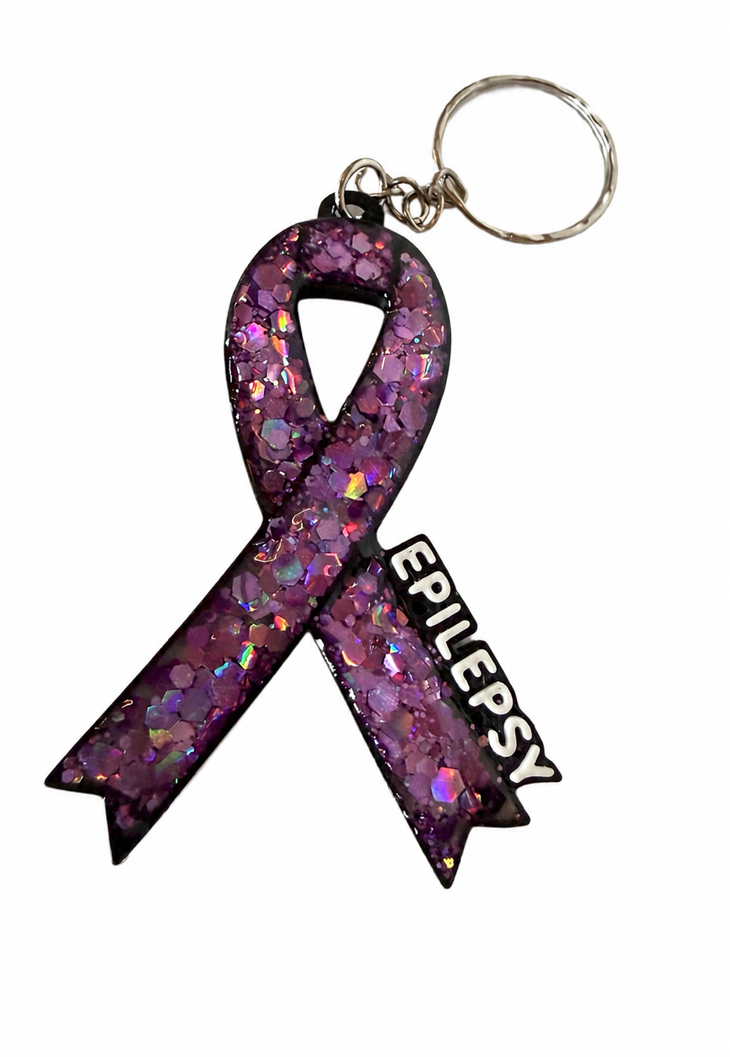 Epilepsy awareness key chain
