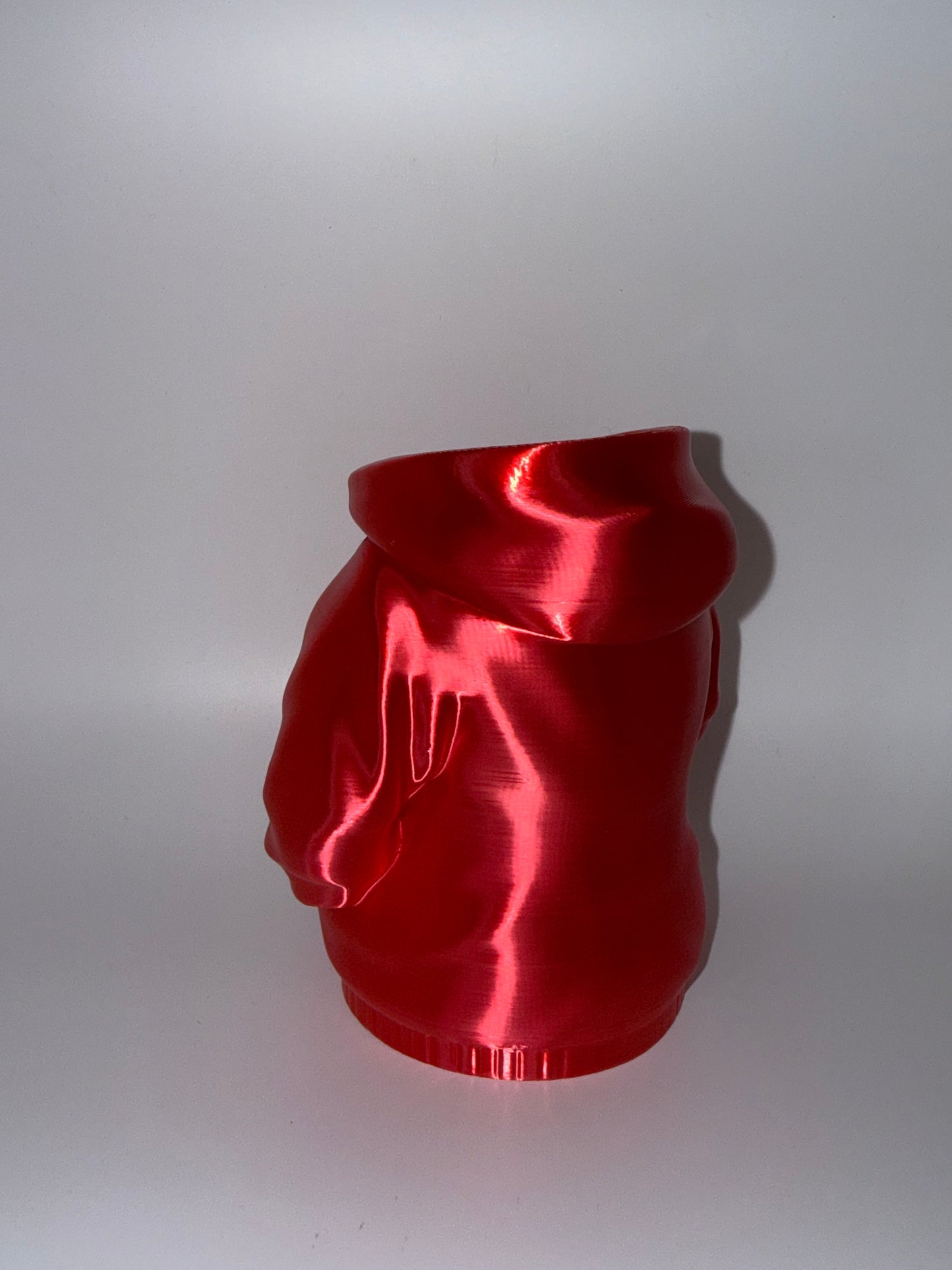 Silk hoody pen pot