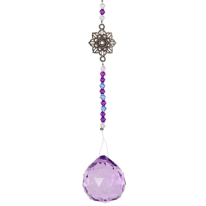 Chakra Lotus flower sun catcher